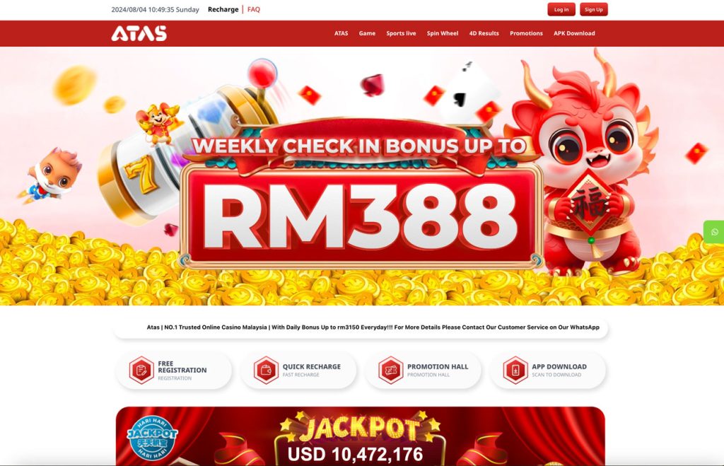 atas casino bonus RM388