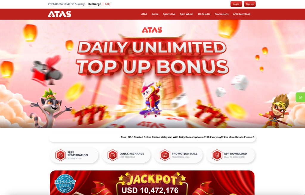 ATAS casino free credit